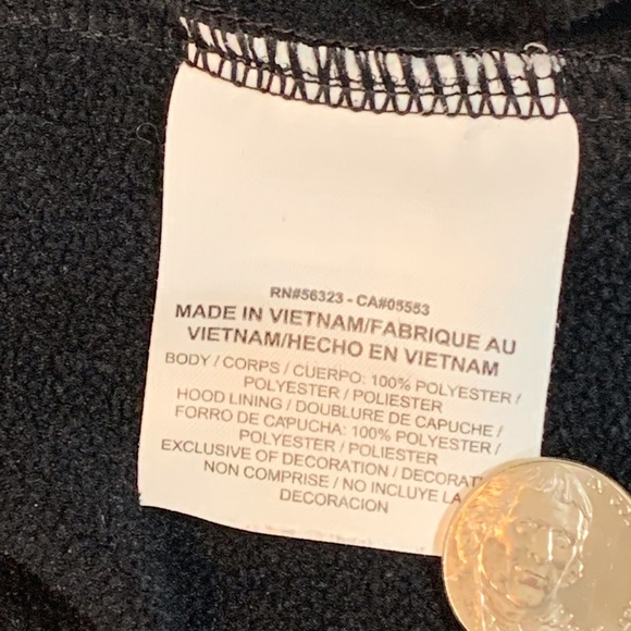 Nike Black Dri-FIT Therma Training Hooded Pullover Men’s Size Medium Swoosh Logo - Picture 9 of 12